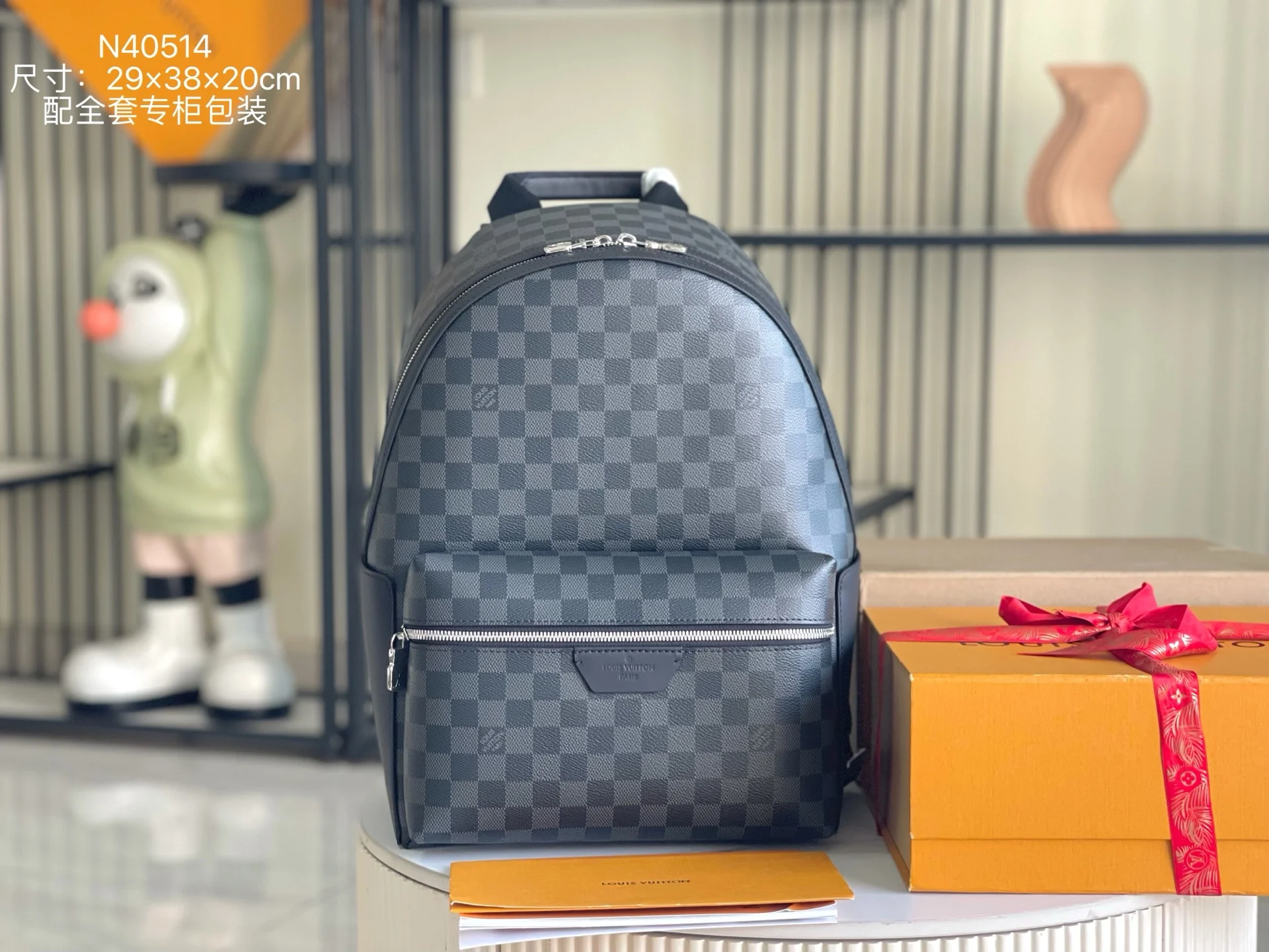 LV M40514 意大利A级皮料肩背包 双肩包