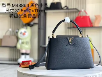 M42259 特级精品黑色金扣手袋 斜挎包 高仿LV女包