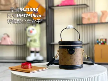 M43986 意大利A级皮料水桶包 斜挎包 高仿LV女包