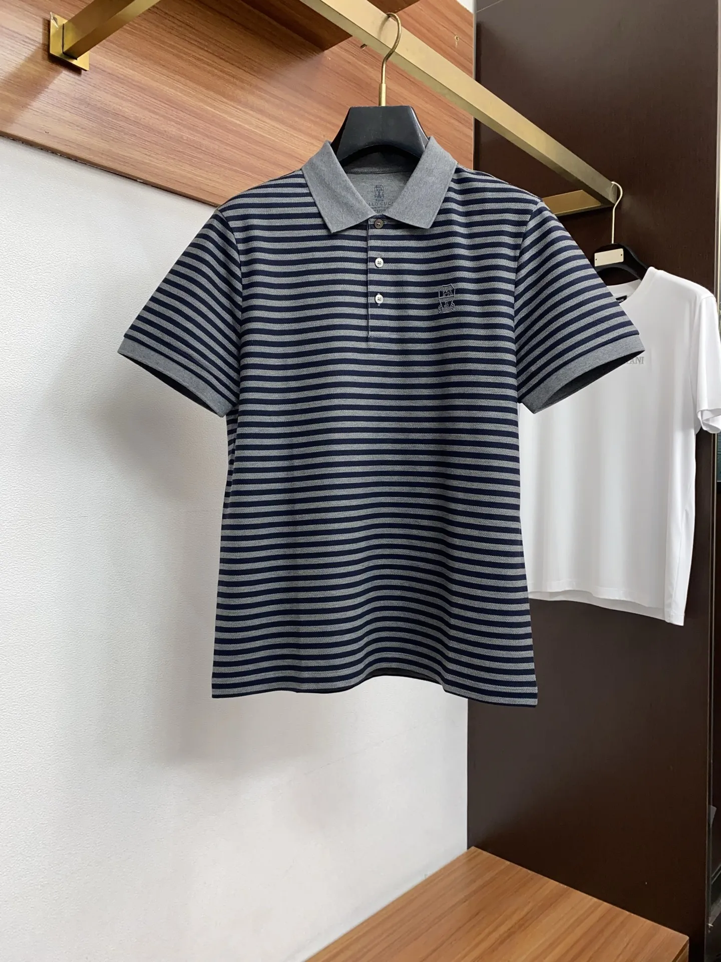 布鲁内洛库奇内利 早春新品 男士经典翻领商务Polo 布鲁内洛库奇内利 早春新品 男士经典翻领商务Polo