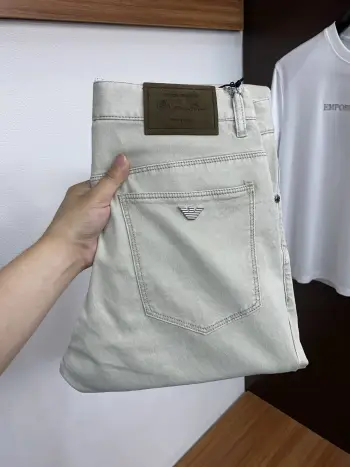 2026 Early Spring Latest Denim Trousers Replica Armani Jeans