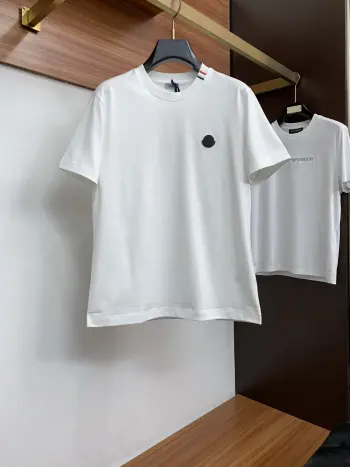 春夏新款 男士纯棉质圆领短袖T恤衫 高仿蒙口T恤/POLO衫