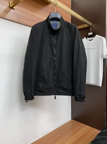 2026 New Men s Casual Reversible Jacket Replica Burberry Jackets and Outerwear