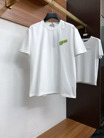 春夏新款 纯棉质圆领短袖T恤衫 高仿迪奥T恤/POLO衫