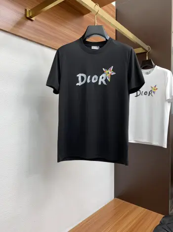 春夏新款 男士纯棉质圆领短袖T恤衫 高仿迪奥T恤/POLO衫