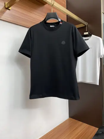 春夏新款 男士纯棉质圆领短袖T恤衫 高仿蒙口T恤/POLO衫