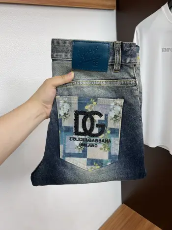 2026早春最新款牛仔裤 高仿杜嘉班纳牛仔裤