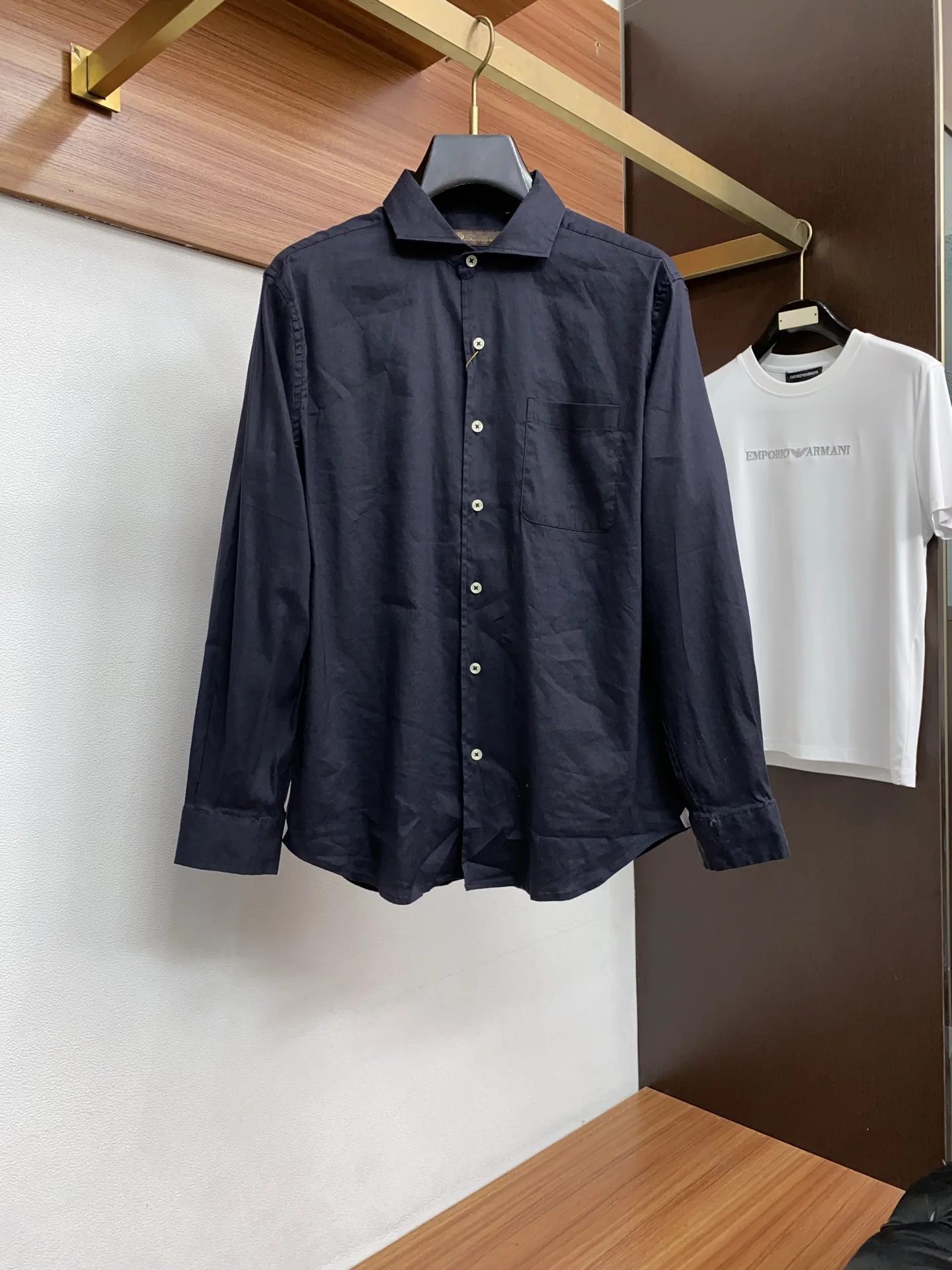 诺悠翩雅  26ss春夏新款麻棉衬衫衬衣