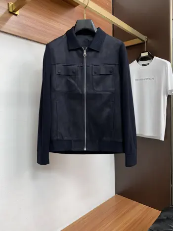 2026新款男士休闲定制商务翻领夹克外套 高仿诺悠翩雅夹克/外套