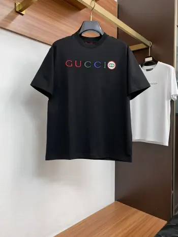 春夏新款 男士纯棉质圆领短袖T恤衫 高仿古奇T恤/POLO衫