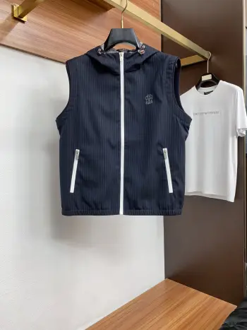  2026新款男士休闲定制夹克马甲外套 高仿布鲁内洛库奇内利夹克/外套