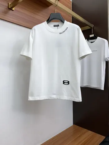 2026新款时尚休闲短袖 高仿巴黎世家T恤/POLO衫