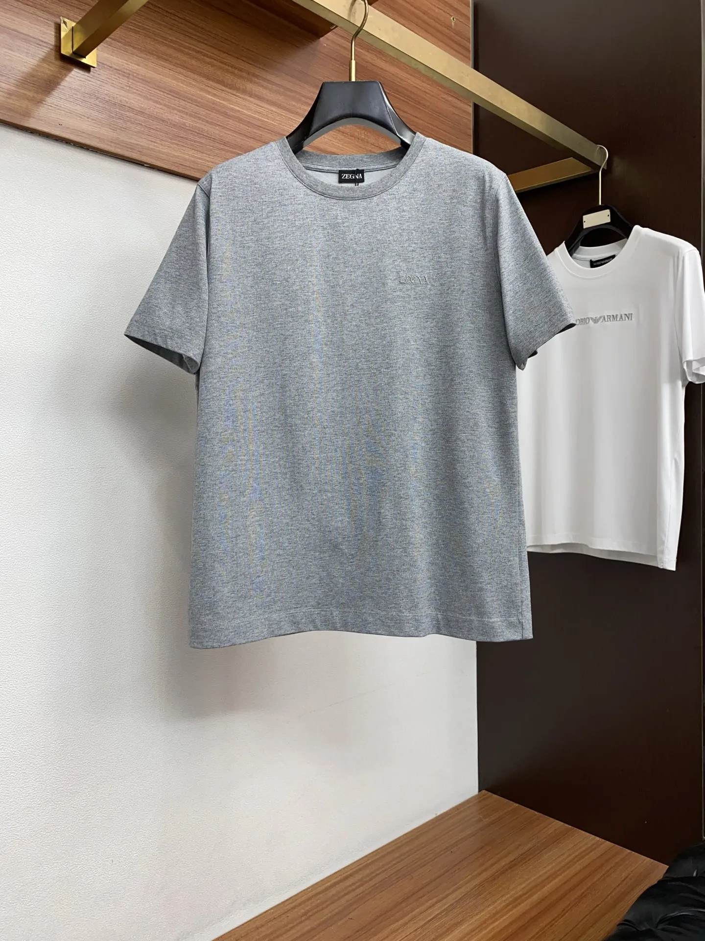 杰尼亚 2026ss新款圆领短袖T恤