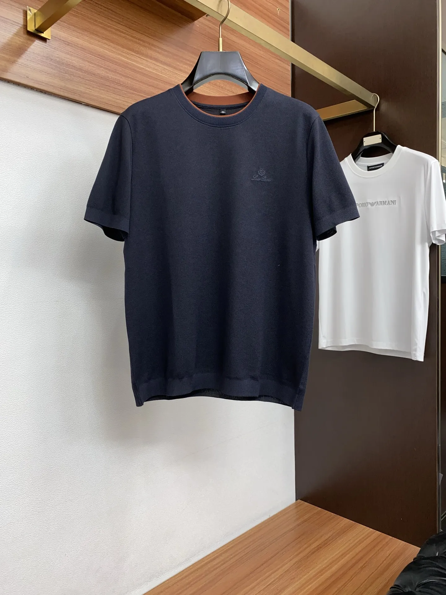 诺悠翩雅  早春新品 男士圆领短袖T恤