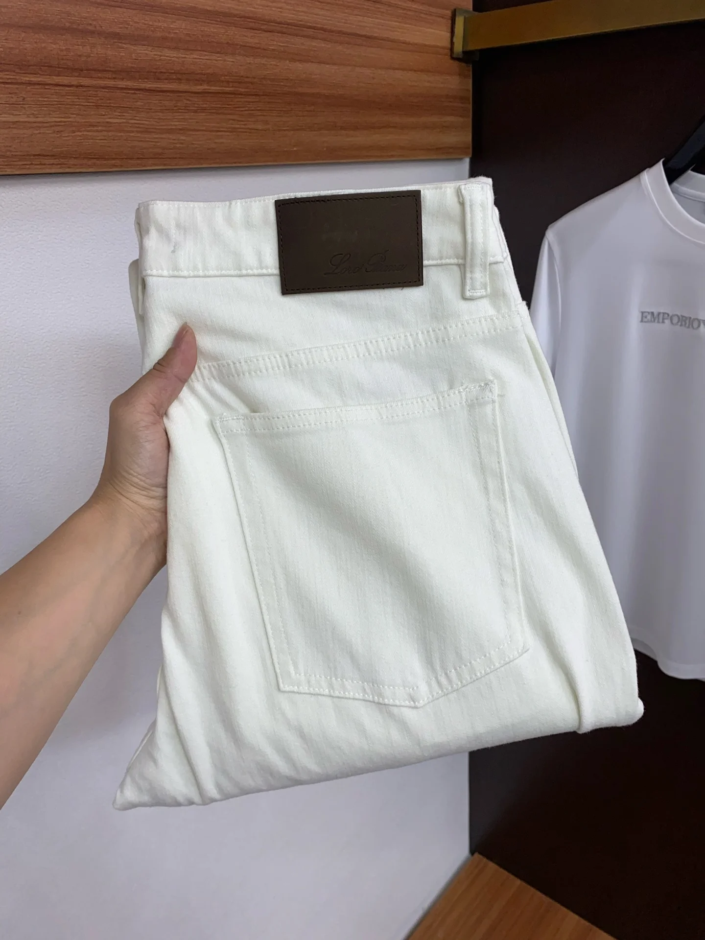 诺悠翩雅 2026早春最新款老钱风牛仔裤