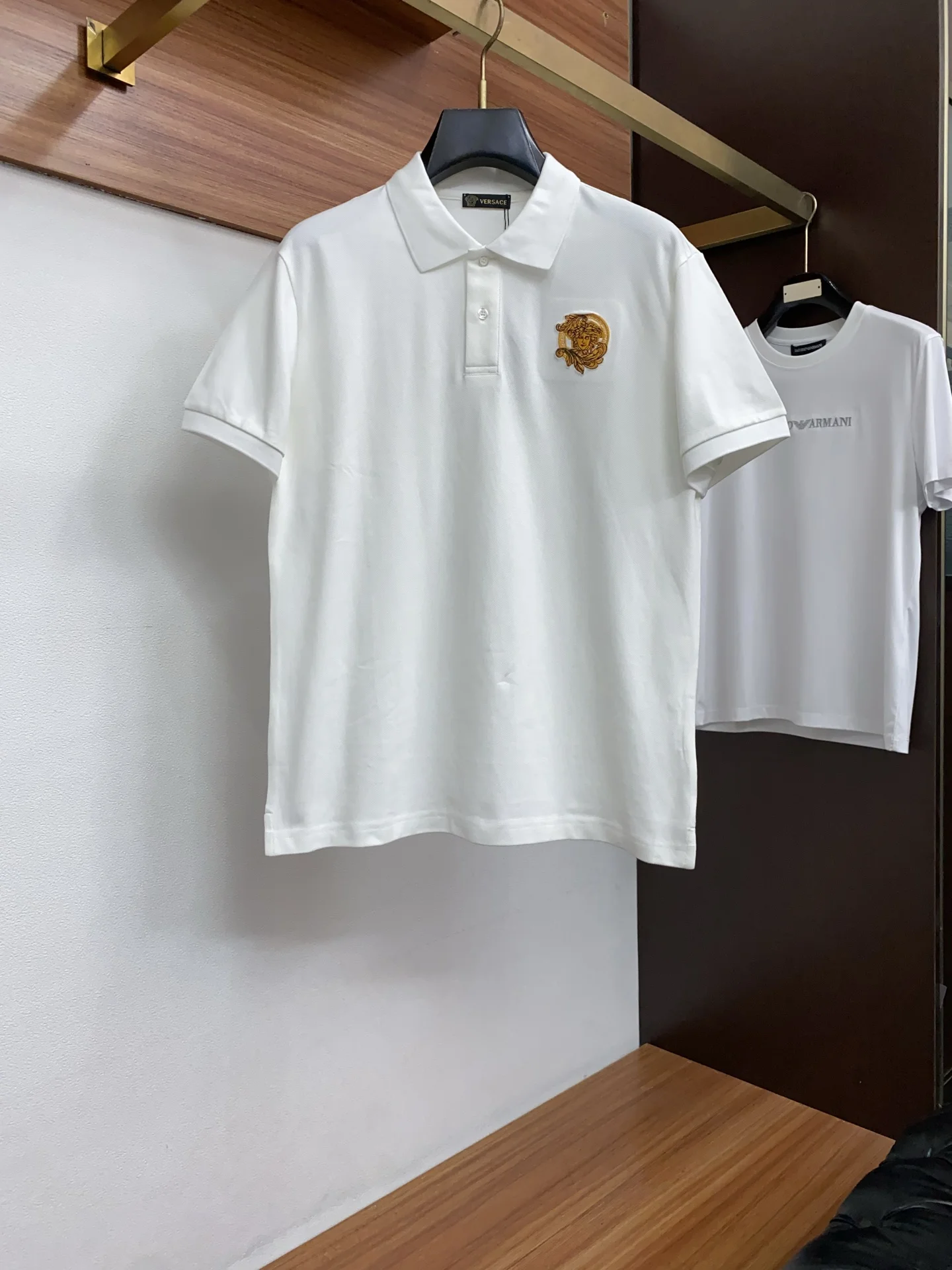 范思哲 早春全棉男士短袖T恤Polo衫 范思哲 早春全棉男士短袖T恤Polo衫