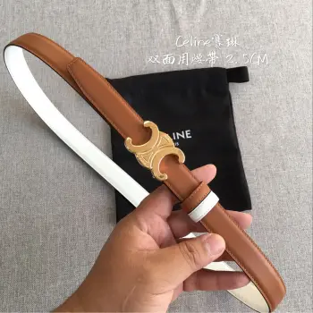 New 3D Stereo Buoy Buckle Women s Belt Replica Celine Womens Belts