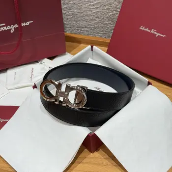 Width 3.5cm premium custom men s belt Replica Ferragamo Mens Belts
