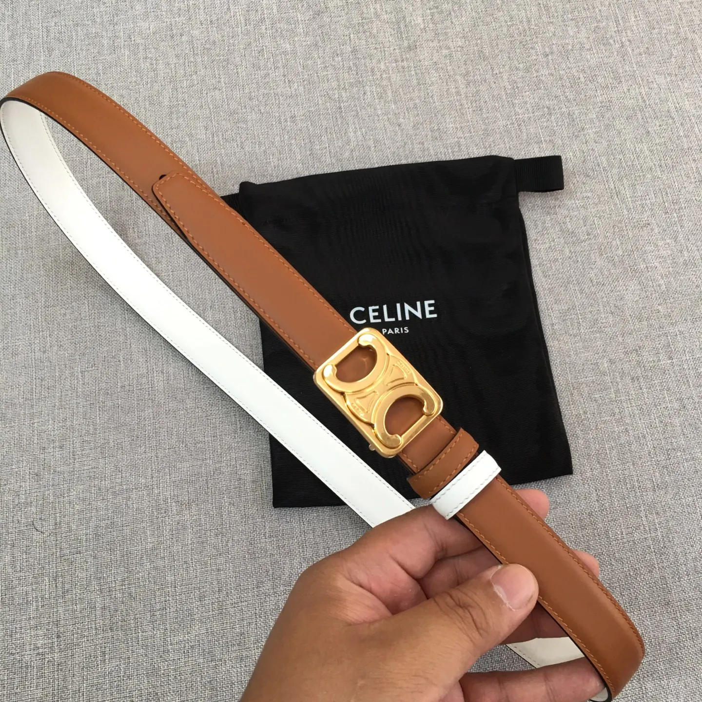 Celine New 3D Stereo Buoy Buckle Women s Belt