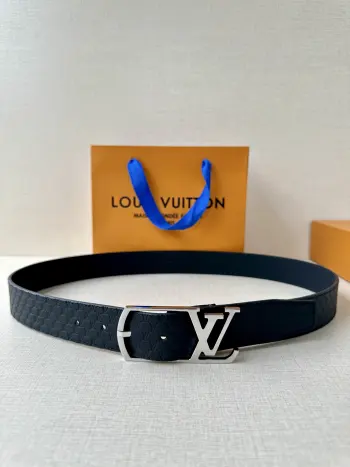 New single-sided lychee pattern men s belt Replica Louis Vuitton Mens Belts