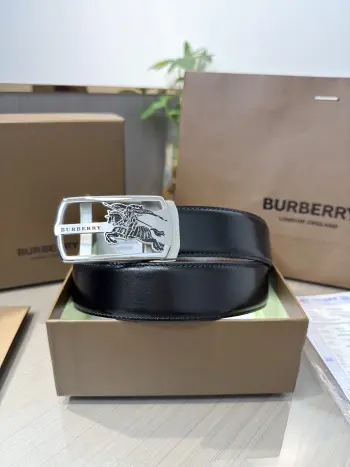 Imported Calfskin Men s Belt Replica Burberry Mens Belts