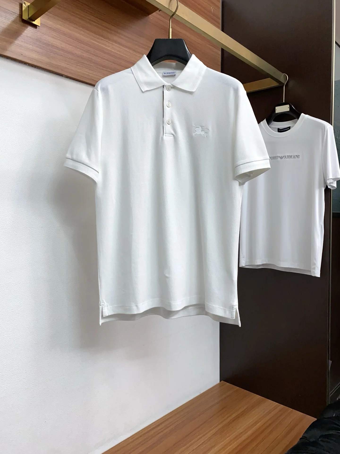 巴宝莉 早春全棉男士短袖T恤Polo衫