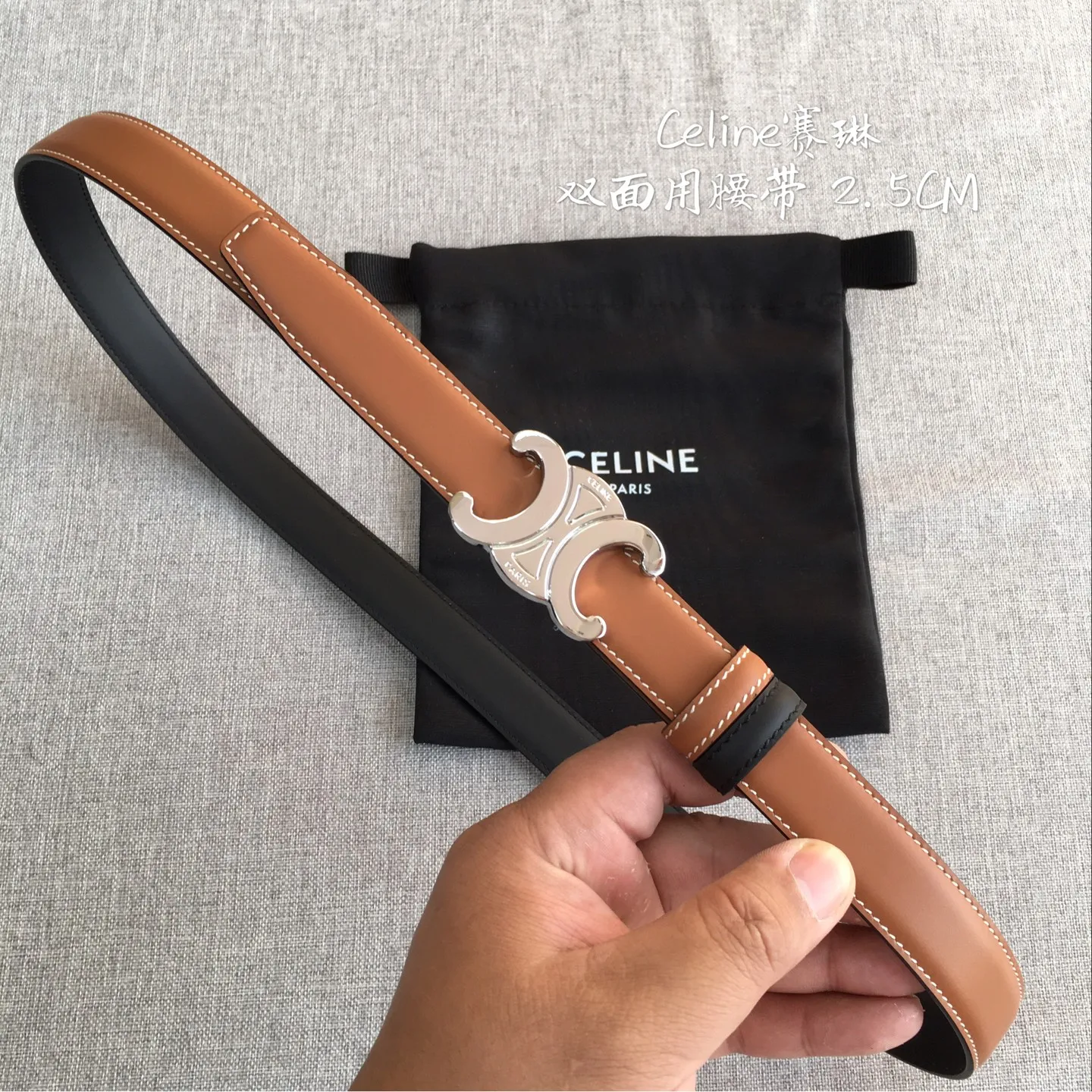 Celine New 3D Stereo Buoy Buckle Women s Belt