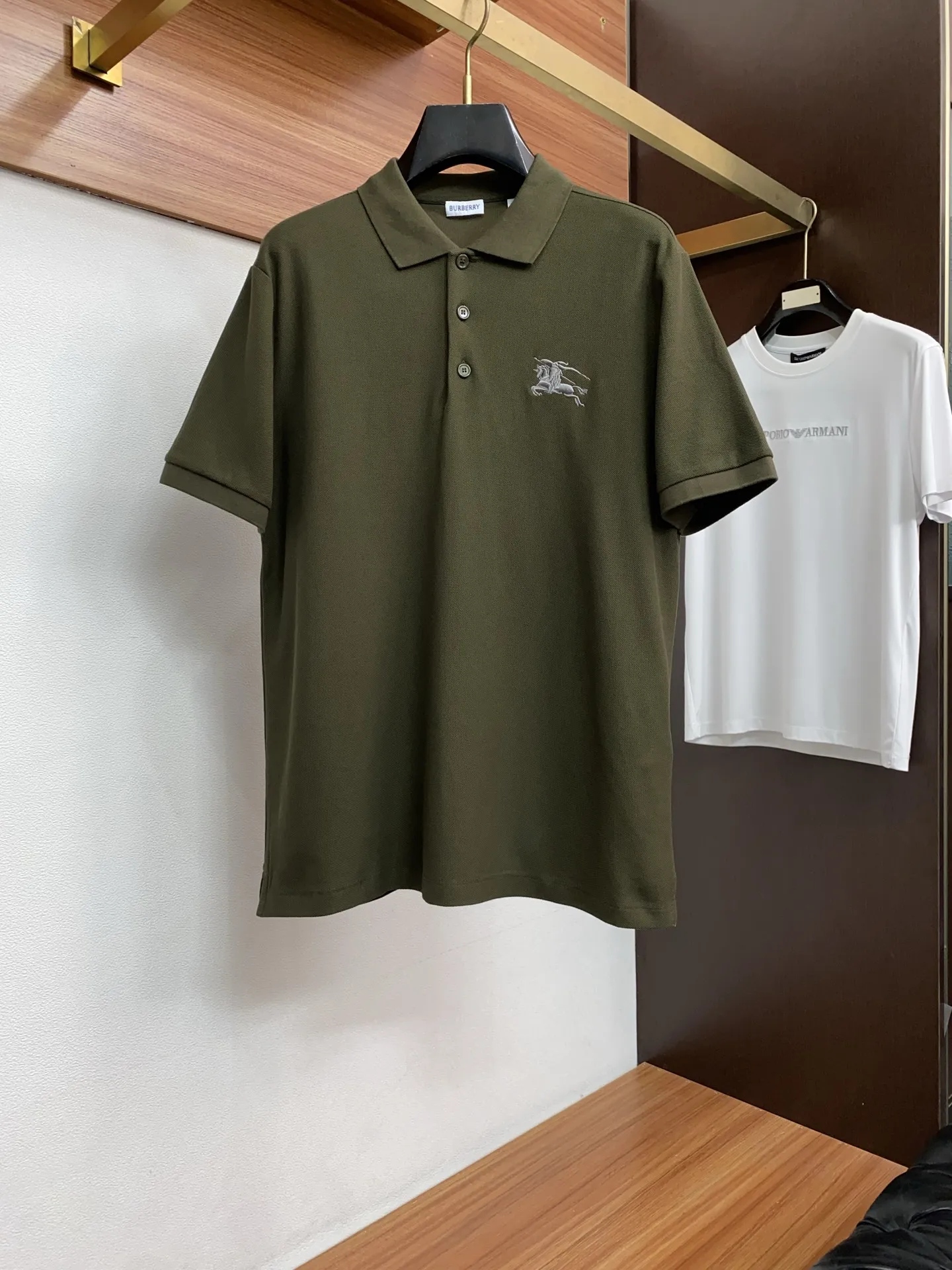 巴宝莉 早春全棉男士短袖T恤Polo衫