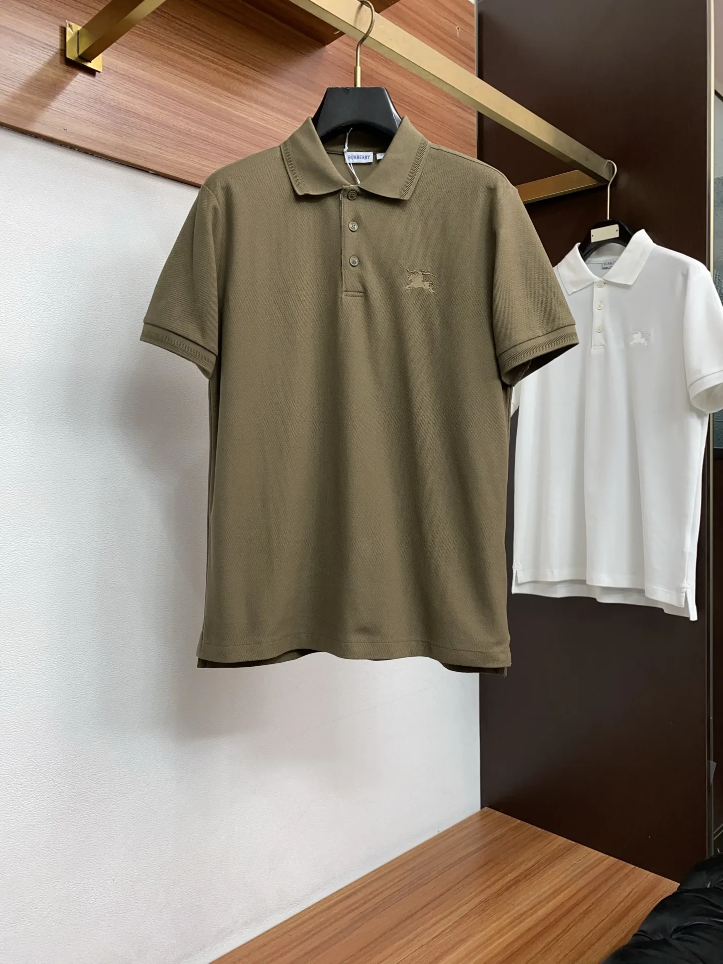 巴宝莉 早春全棉男士短袖T恤Polo衫