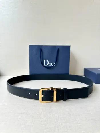 Double-sided imported cowhide men s genuine leather belt Replica Dior Mens Belts