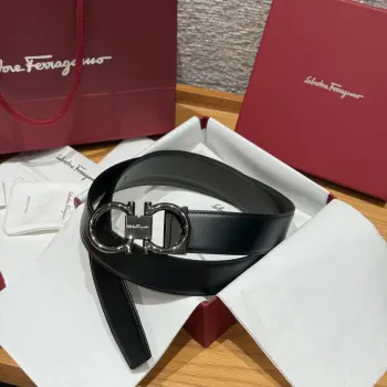 Width 3.5cm premium custom men s belt Replica Ferragamo Mens Belts