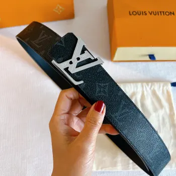 Genuine One-Piece Casting Hardware Steel Buckle Men s Belt Replica Louis Vuitton Mens Belts