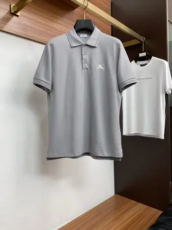 早春全棉男士短袖T恤Polo衫 高仿巴宝莉T恤/POLO衫