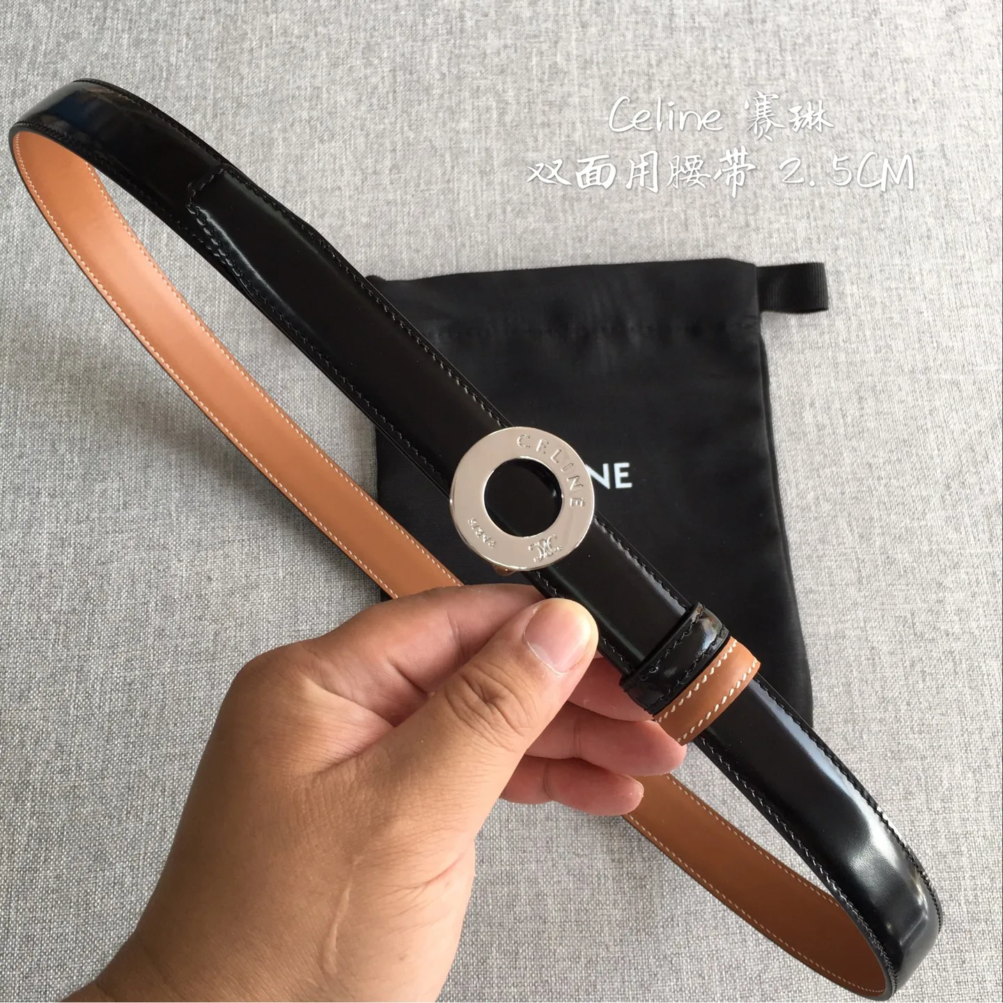 Celine New 3D Stereo Buoy Buckle Women s Belt