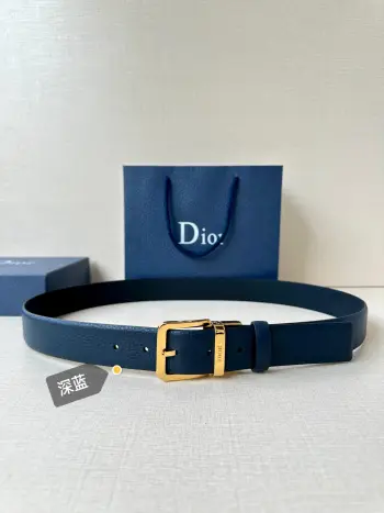 35mm Pin Buckle Belt Replica Dior Mens Belts