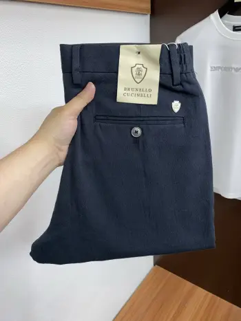 早春新品 原单男士西装休闲西裤 高仿布鲁内洛库奇内利休闲裤/西裤