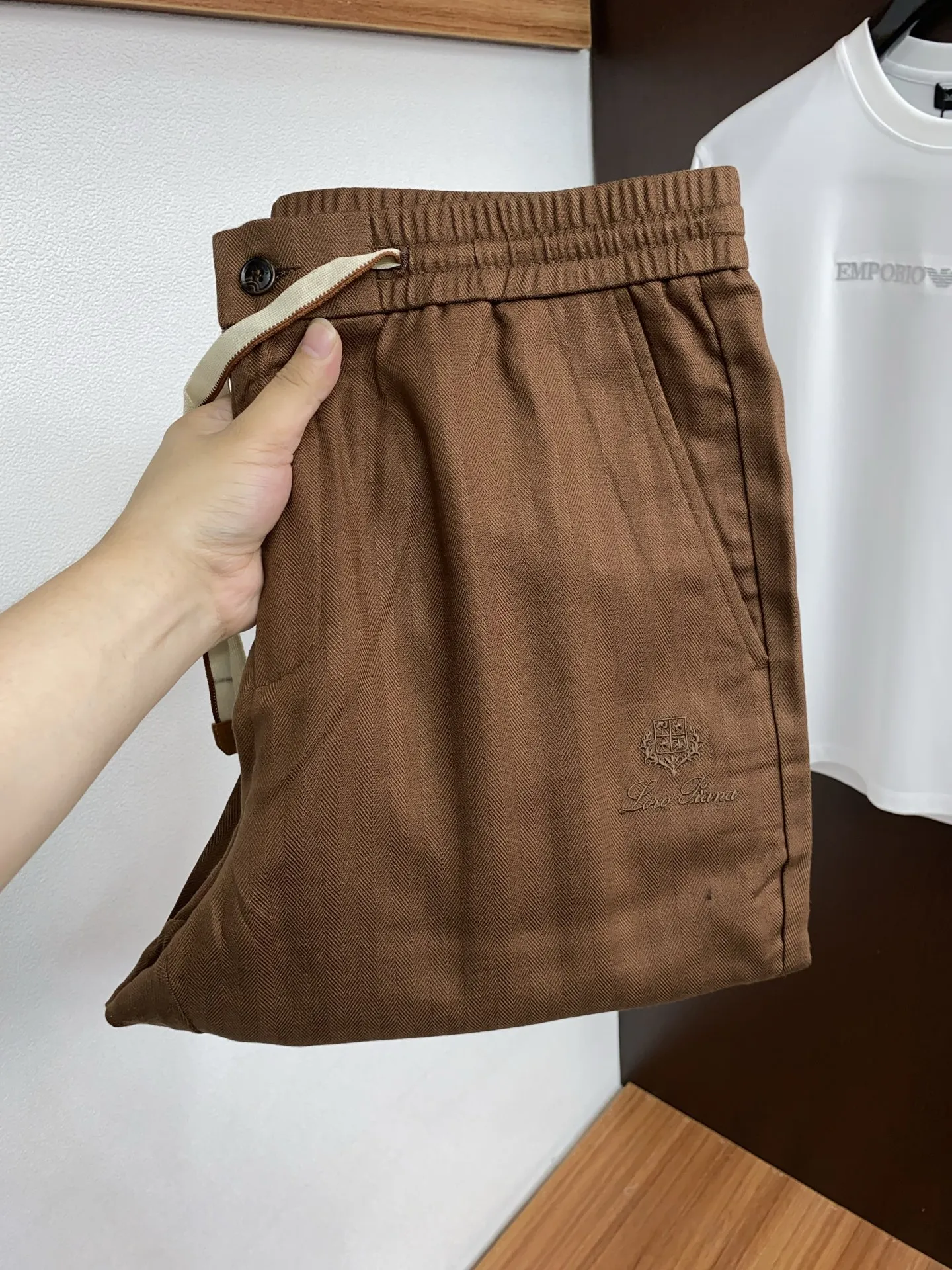 诺悠翩雅 春夏季新款 休闲麻棉休闲裤