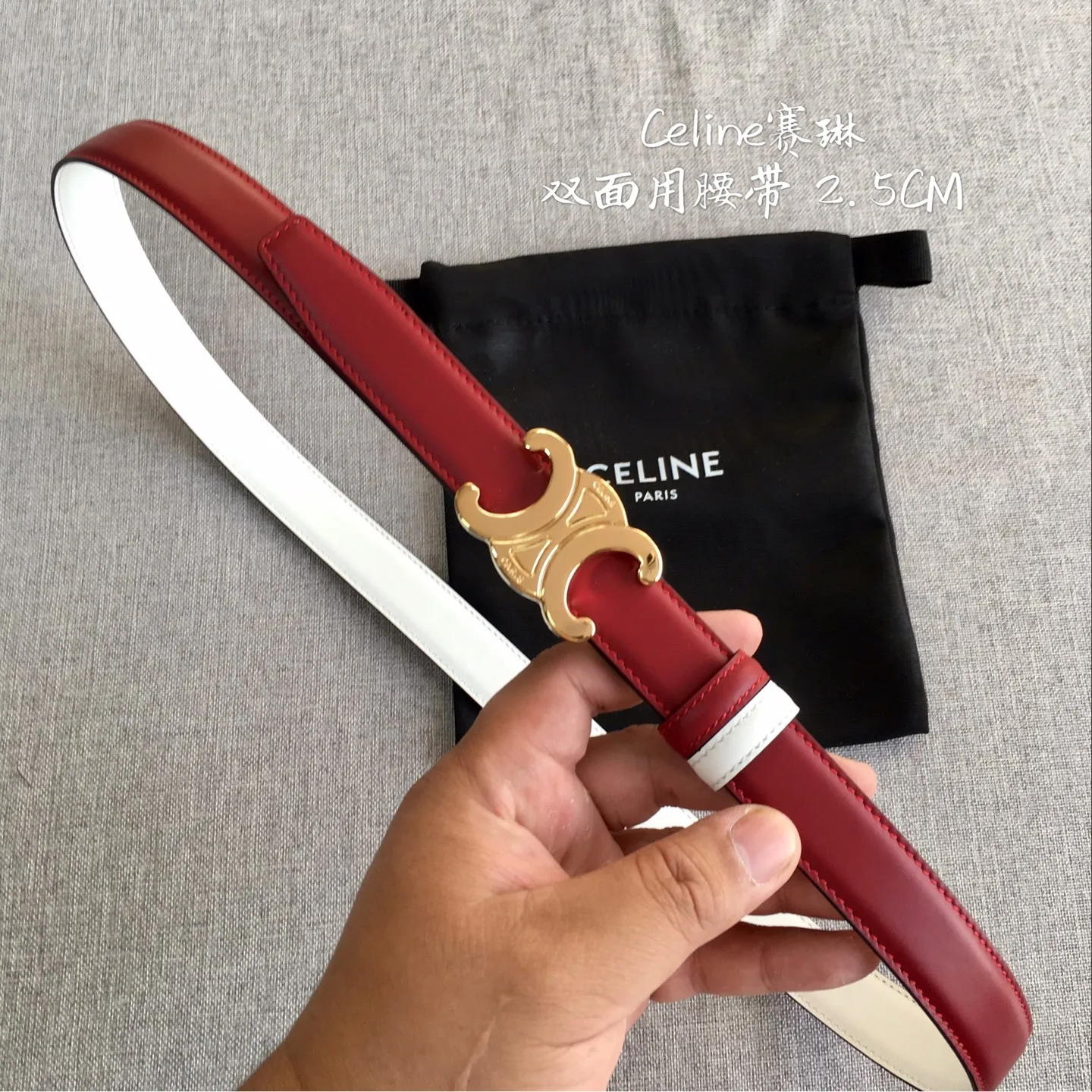 Celine New 3D Stereo Buoy Buckle Women s Belt