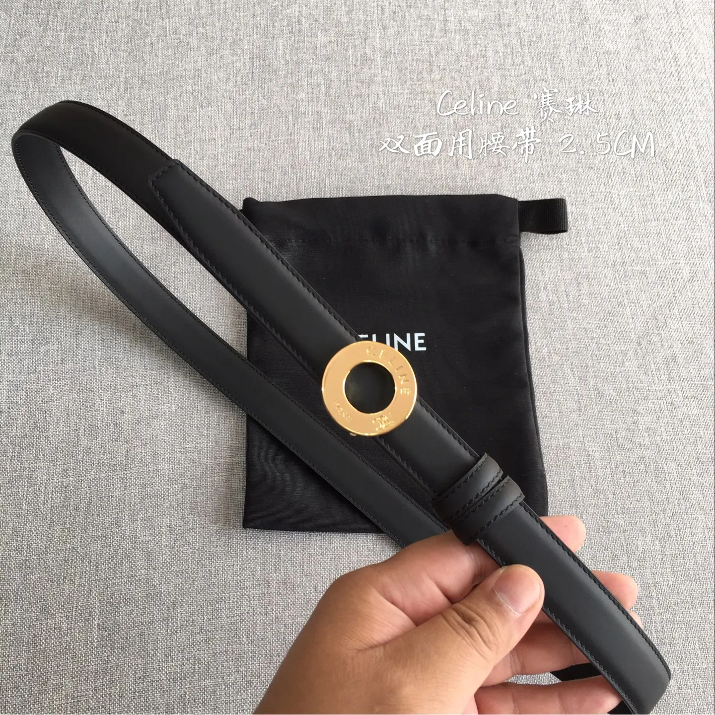 Celine New 3D Stereo Buoy Buckle Ladies Belt