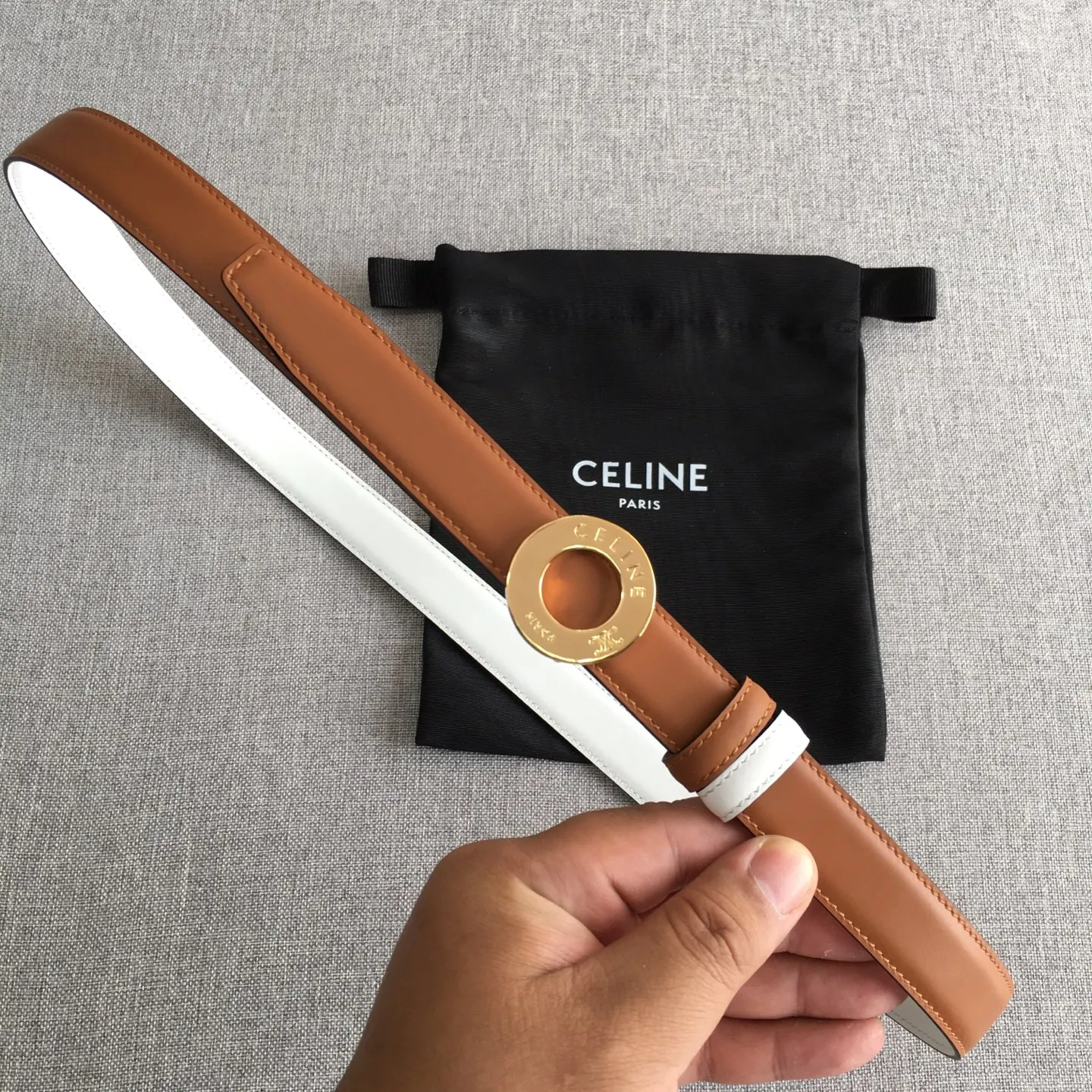 Celine New 3D Stereo Buoy Buckle Ladies Belt Celine New 3D Stereo Buoy Buckle Ladies Belt