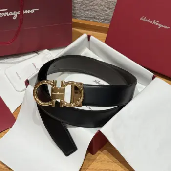 High-end custom men s double-sided imported cowhide belt Replica Ferragamo Mens Belts