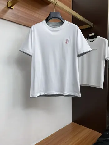 早春全棉男士短袖T恤 高仿布鲁内洛库奇内利T恤/POLO衫