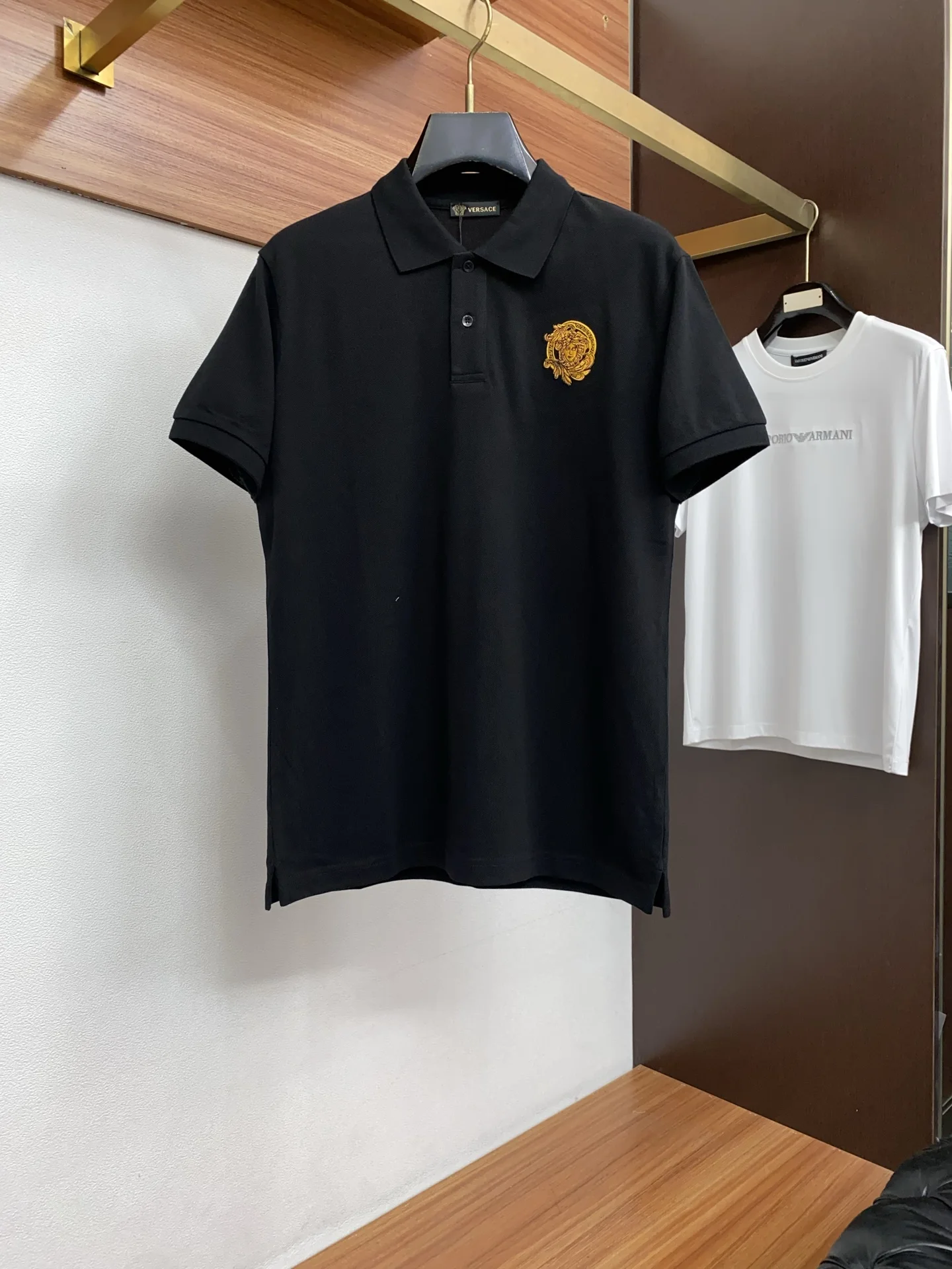 范思哲 早春全棉男士短袖T恤Polo衫 范思哲 早春全棉男士短袖T恤Polo衫