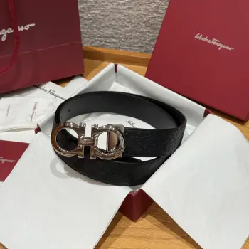 Width 3.5cm premium custom men s belt Replica Ferragamo Mens Belts