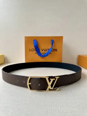 New single-sided lychee pattern men s belt Replica Louis Vuitton Mens Belts