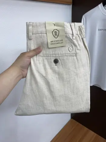 早春新品 原单男士西装休闲西裤 高仿布鲁内洛库奇内利休闲裤/西裤