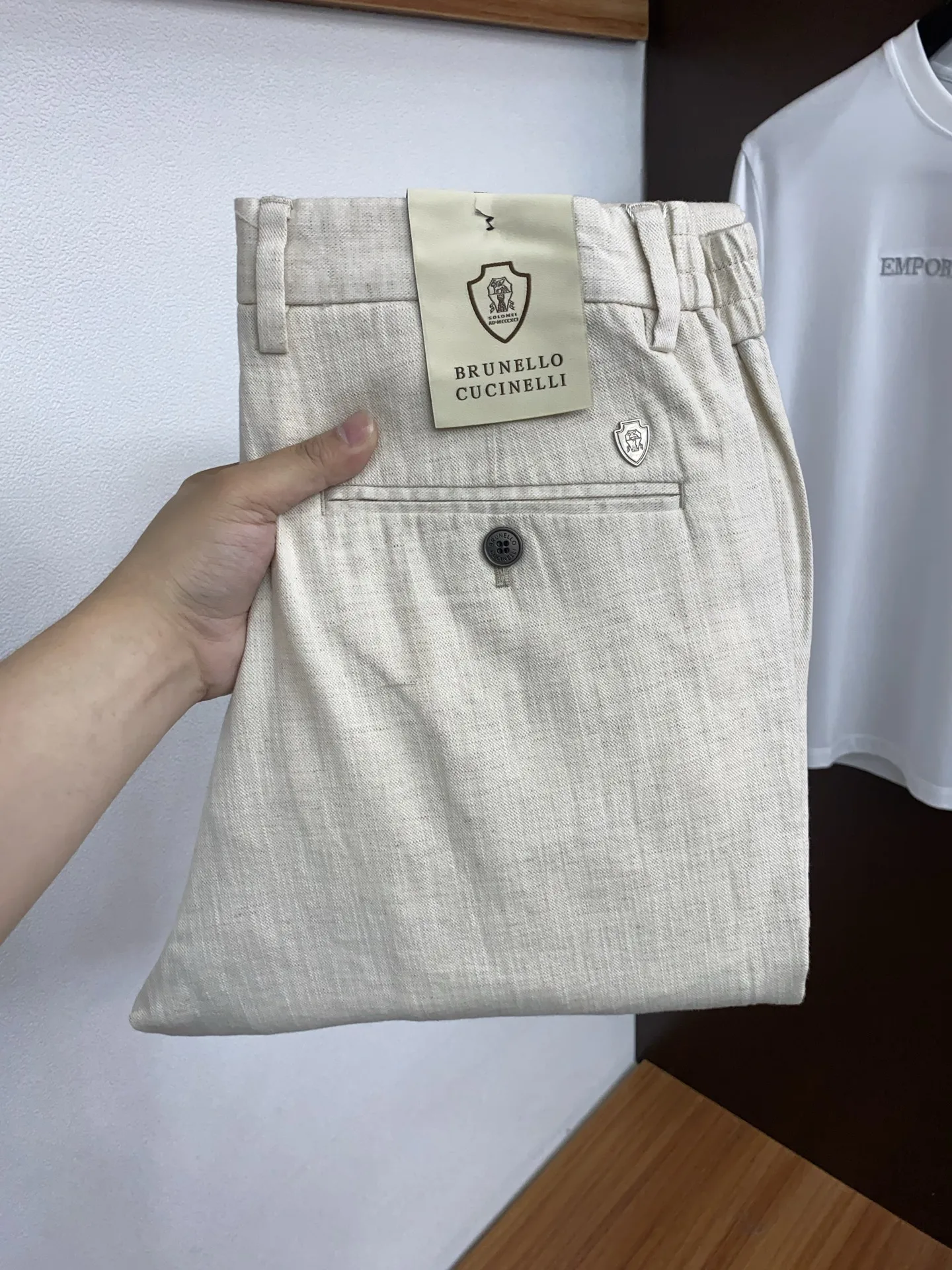 布鲁内洛库奇内利 早春新品 原单男士西装休闲西裤 布鲁内洛库奇内利 早春新品 原单男士西装休闲西裤