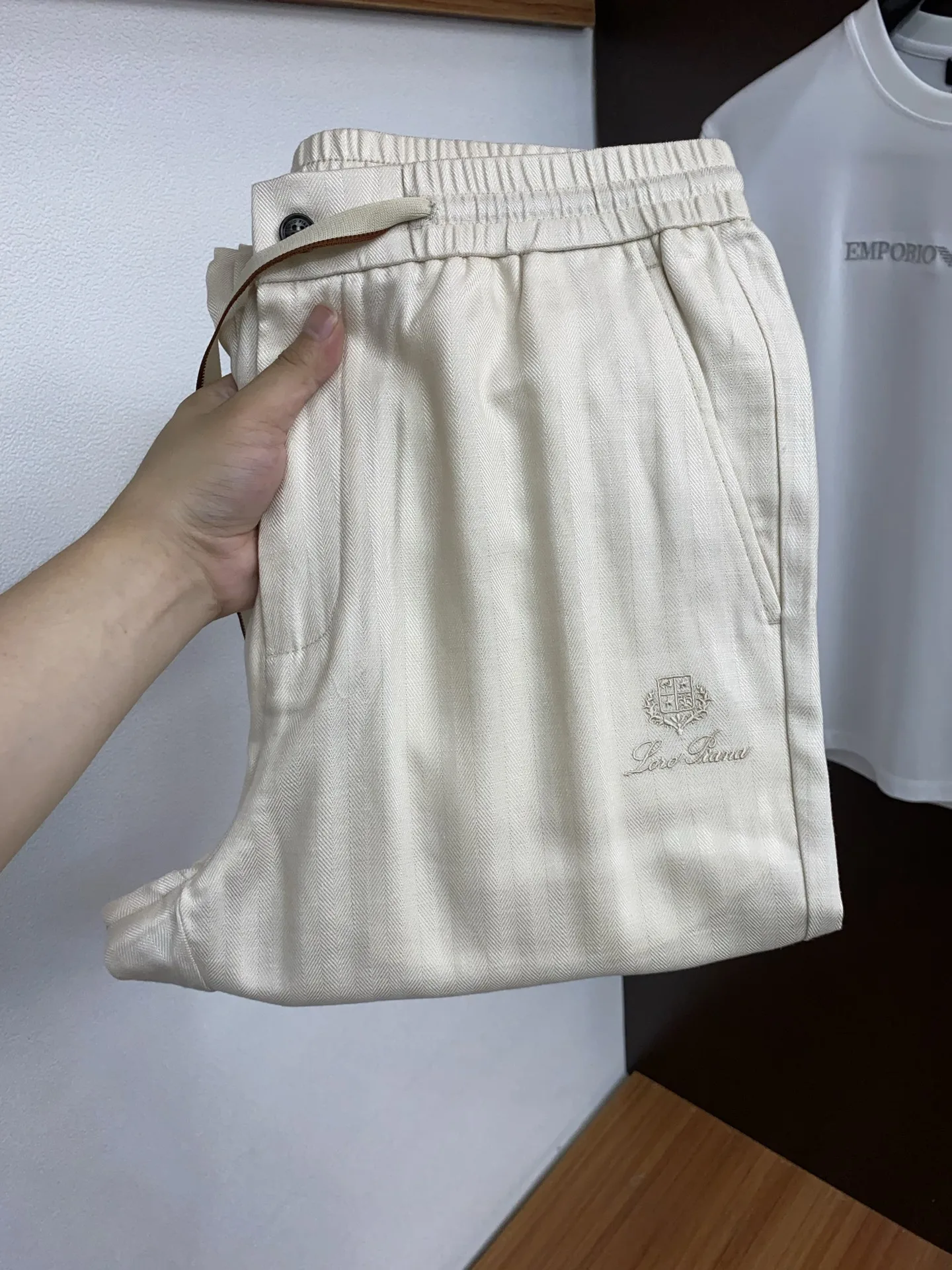 诺悠翩雅 春夏季新款 休闲麻棉休闲裤