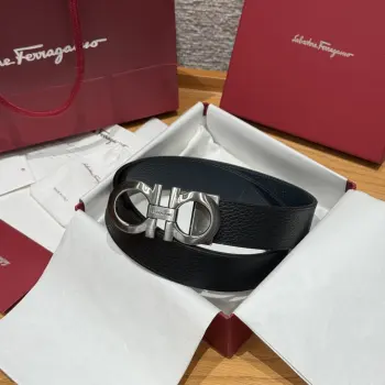 High-end custom men s reversible imported leather belt Replica Ferragamo Mens Belts