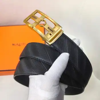 Imported calfskin men s belt Replica Montblanc Mens Belts